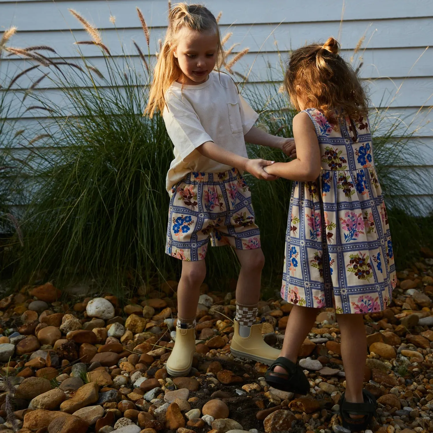 Sage x Clare Charita Kids Dress