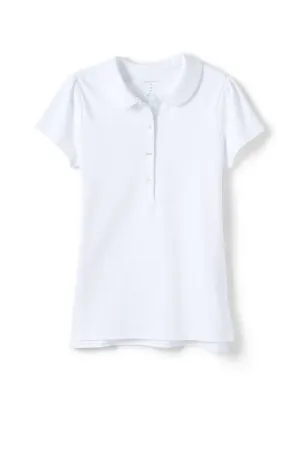 Short Sleeve Peter Pan Collar Shirt