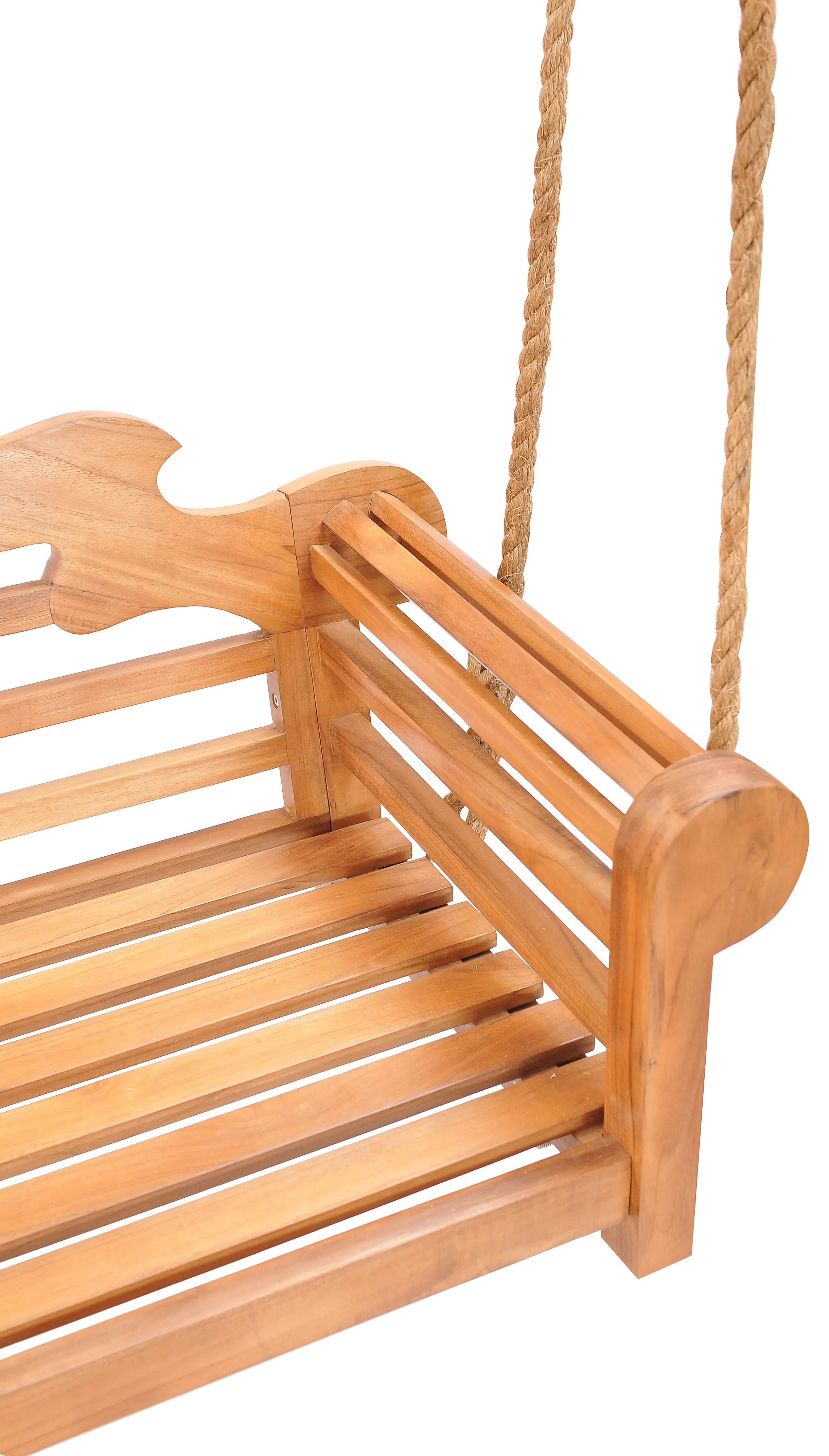 Teak Wood Lutyens Triple Swing