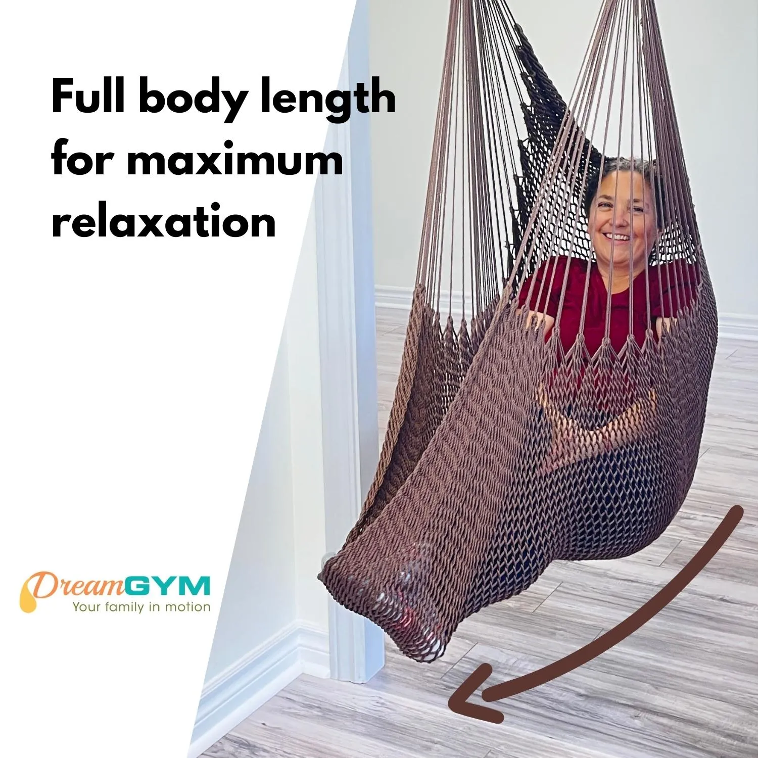 Therapy Hammock Swing - Cozy Brown