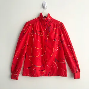 Vintage Judy Bond Button Up