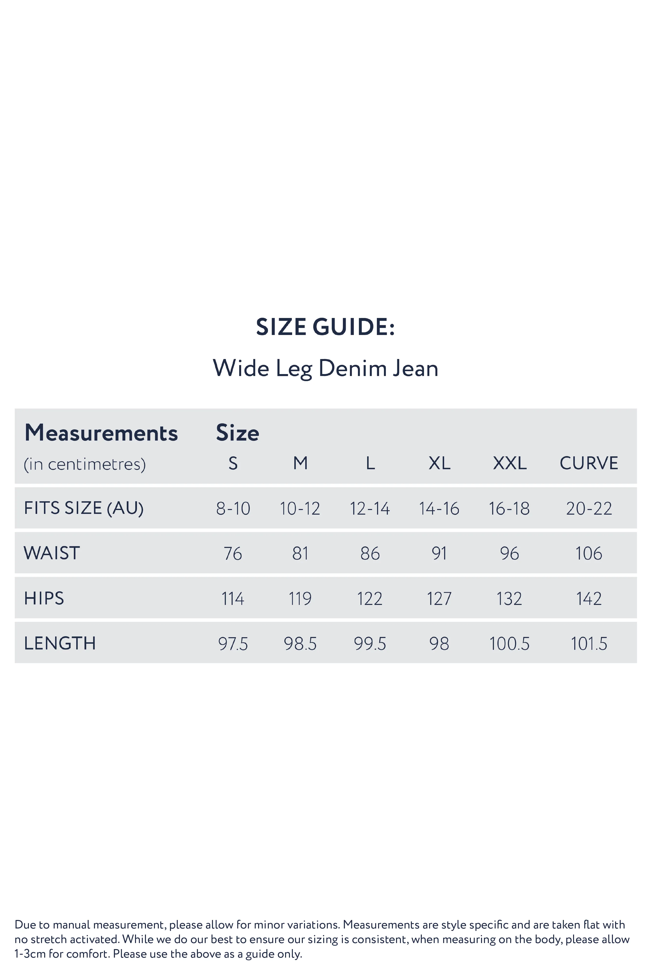 Wide Leg Jean | Dark Denim